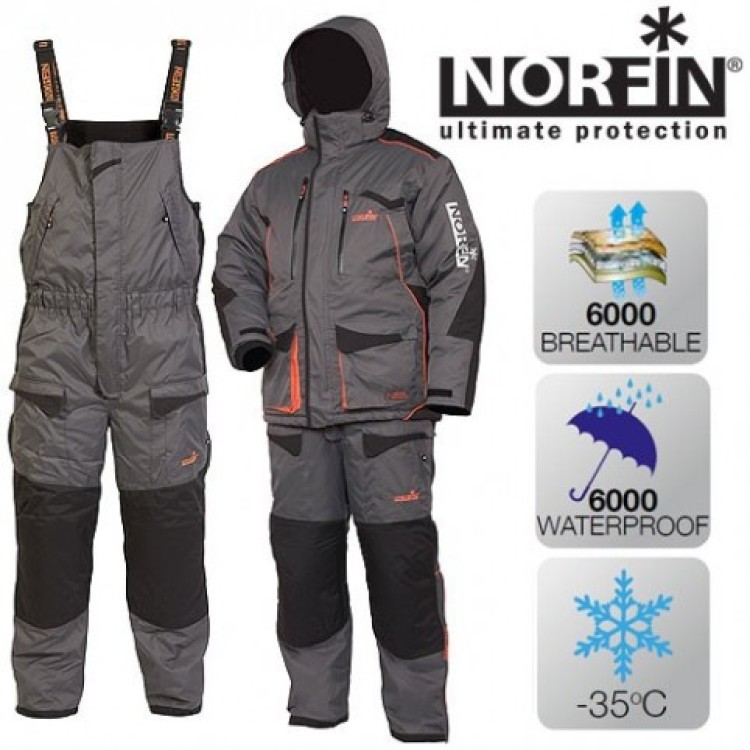 Kostiumas žieminis Norfin Dicovery  Grey  2 dalių